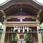 魚見亭 - 奥津宮は二拝二拍手一拝 