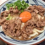 丸亀製麺 - 牛すき釜玉（≧∇≦）