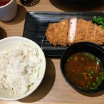 新宿さぼてん - 「三元麦豚 ロースカツ定食」115g（税込1,380円）