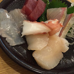 ばんじょう - 刺し盛り3種…2種は誕生日のオマケm(._.)m