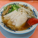 ラーメン藤 - ラーメン(並)もやし多め＠ランチセット