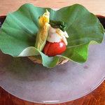 光安 - 夏野菜の白和え。