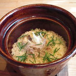 光安 - ぐじ(甘鯛)の炊き込みごはん。