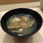 日本橋蛎殻町 すぎた - お椀（2016/8）