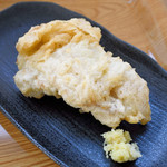 合田うどん - とり天