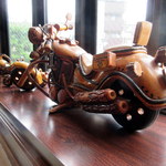 吟八亭 やざ和 - ご主人の趣味なのか？ハーレーダビッドソングッズが其処此処に！