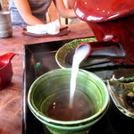 吟八亭 やざ和 - 足し粉が効いた蕎麦湯