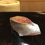 日本橋蛎殻町 すぎた - とろーり鯵（2016/8）