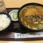 恵比寿 - カツカレーうどん　ここの名物と言ってもいいでしょう(^0^)bご飯は必須！？笑　2016/08/28