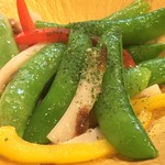 季節料理 薗 - スナップえんどう('16.04)