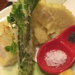 季節料理 薗 - 筍天ぷら('16.04)