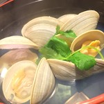 季節料理 薗 - ホンビノス貝酒蒸し('16.07)