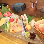 季節料理 薗 - 造り盛り合せ('16.07)