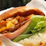 からつバーガー - スペシャルバーガー490円