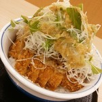 Katsuya - 増し増しやさいの塩カツ丼【2016.9】