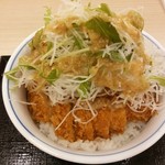 Katsuya - 増し増しやさいの塩カツ丼【2016.9】