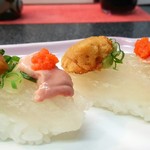 和幸寿司 - カワハギはうまし