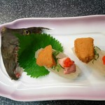 和幸寿司 - 小判ハギの握り