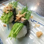 和幸寿司 - 芽ネギの握り