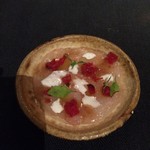 La Bottega del Buon Caffè - アミューズ４　魚とトマト、モッツァレラ