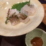 味野里香 - H28.09.17 鱧三種盛り(炙り ・ 焼き ・ 生)