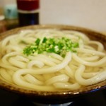 讃岐うどん 條辺 - ［2016/09］かけ二玉(450円)