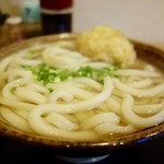 讃岐うどん 條辺 - ［2016/09］かけ二玉(450円)＋玉子天(110円)