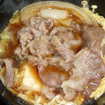 大間温泉海峡保養センター レストラン - 大間牛すき焼き完成