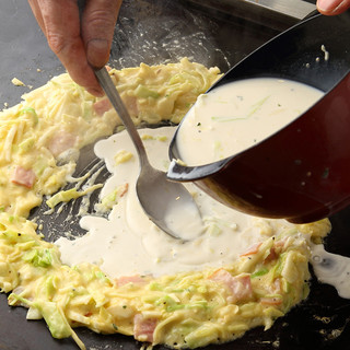 香味家はもんじゃ,お好み焼きの種類が豊富!!オリジナルも有