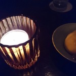 WITH THE STYLE ステーキハウス ミディアムレア - レモンシャーベット。