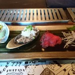 WITH THE STYLE ステーキハウス ミディアムレア - 前菜の盛り合わせ。