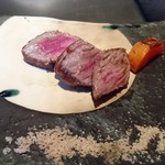 WITH THE STYLE ステーキハウス ミディアムレア - 九州牛のヒレ。ミディアムで。