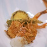 日本料理 神田町 - 車エビ天ぷら660円