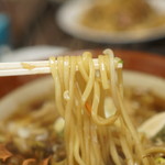 妙光食堂 - 麺のアップ