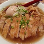 中華そば 桜三四郎 - パイコー麺(醤油)+煮玉子