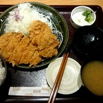 和幸 - ひれロース盛合せ御飯（1,275円）