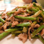 中華食堂喬 - ニンニクの芽の炒め物
