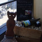 ワイン&イタリア料理 FLORA - 階段の通りにある猫ちゃん