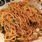 油や - 油そば大盛り混ぜ後