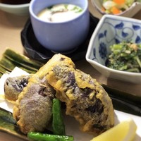 秋限定 ナスのはさみ揚げ御膳 