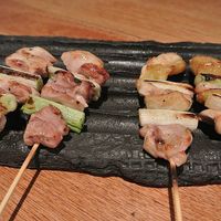 鶏一途 - ねぎ身　雌雄食べ比べ
