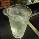 お好み焼き ちとせ - 焼酎水割り