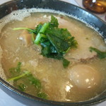 春木屋 - 新中華そば　しお味　煮卵トッピングH28.9