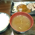鉄板Diner JAKEN - ライスと味噌汁