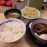 Matsuya - テリたまハンバーグ定食