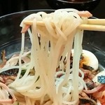 焼肉無印 - モチモチ麺♪(^w^)