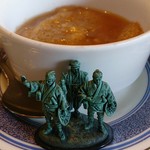 レストランムッシュイソ - 最初のころに来たスープ