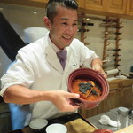 くろぎ - 鮭とイクラ、キャビアの炊き込みご飯2