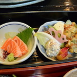 花れんこん - 八寸・お造り（サーモン）