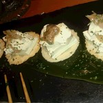 Kaitosakanatorobatanobambi - 貝とクリームチーズのミルフィーユ